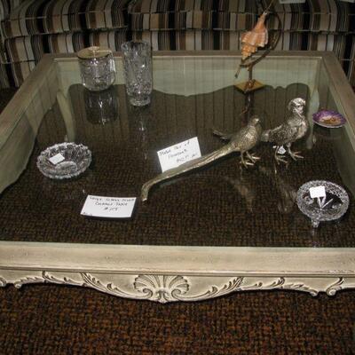 square washed frame glass top coffee table                             
                BUY IT NOW $ 115.00
