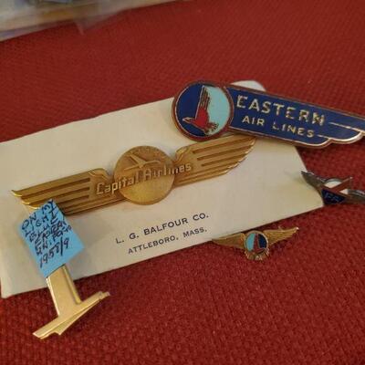 Vintage airline pins