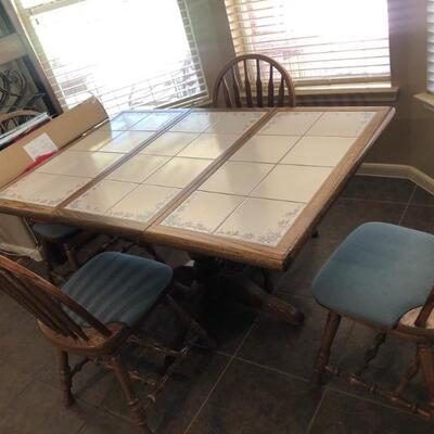 Solid Wood Dining Set w/ 4 Chairs $250
