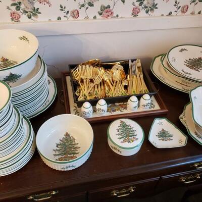 Large Spode collection. This isn't all of it. 