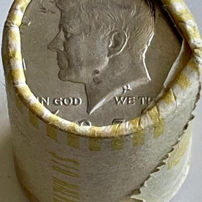 Roll of 20 Kennedy Half Dollars (post 1970, not containing silver)
