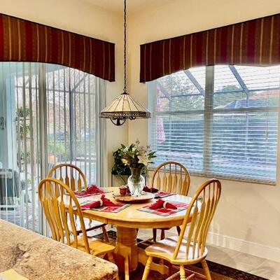 Wood Dinette table and chairs