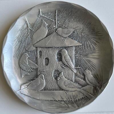 Handmade Pewter plate by Wendell August