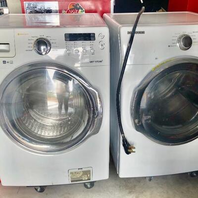 Matching Samsung washing machine and dryer