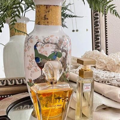 Vases and perfume bottles