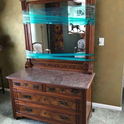 Walnut Burl Dresser