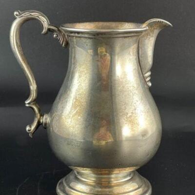 Sterling Silver Pitcher and other items
