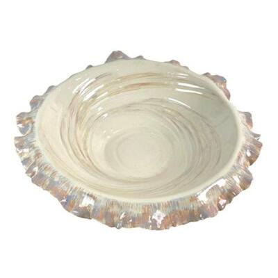 Lot 275
Iridescent Ceramic Centerpiece Bowl