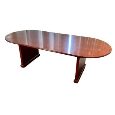 Lot 030m
Transitional Mahogany Conference Table