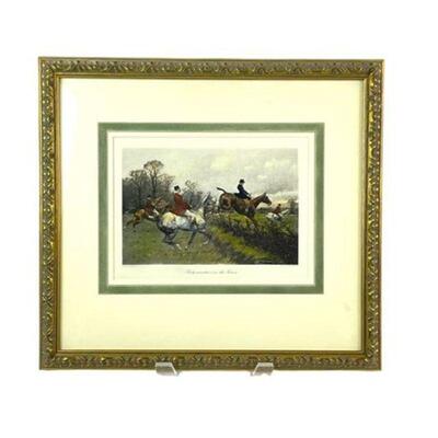 Lot 104
George Wright 'Twenty Minutes Over the Grass' Reproduction Intaglio
