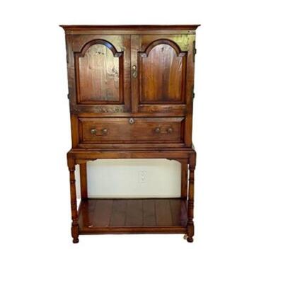 Lot 002
Dutch Colonial Style Tall Double Door Cabinet
