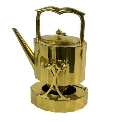 Lot 046a
Mid Century Brass Tea Pot on Stand