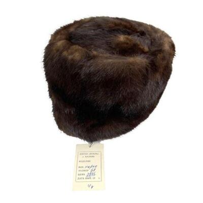 Lot 377
Vintage Russian Mink Cossack Style Hat