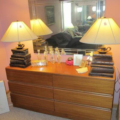 Danish modern long chest of drawers by Bova Furniture.