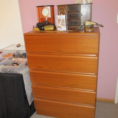 Danish modern tall chest of drawers by Bova Furniture.