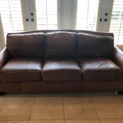 Leather couch $50
