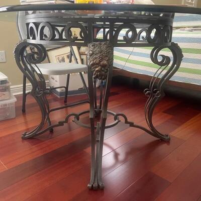 Beveled Glass Table $75