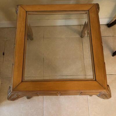 $20 vintage glass coffee table
