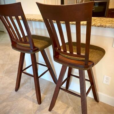 Two Thomasville swivel chairs