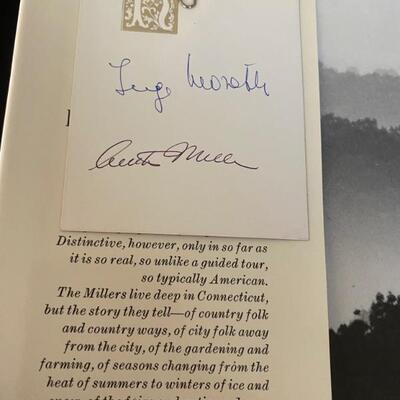 “In The Country” first edition, signed by Arthur Miller and Inge Morath