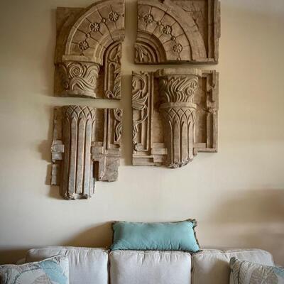 Large 4-piece wall hanging