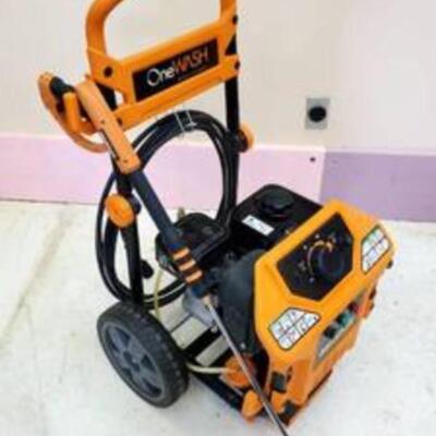 Generac One-Wash Power Washer 2000-3100 psi, item was not tested, however; appears to be in very good condition