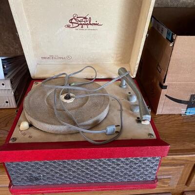 symphonic vintage record player