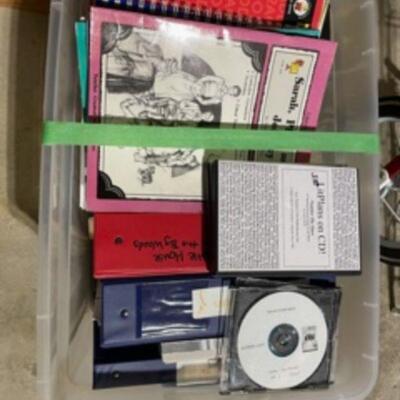 Entire box teachers books/dvs