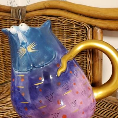Cat whimsy pitcher