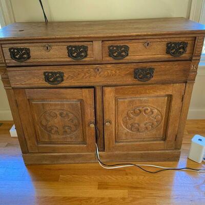 Oak cabinet
