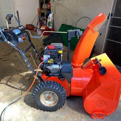 
 Two-Stage Electric Start Gas Snow Blower, a powerful and reliable gas-powered snow blower that can tackle almost anything.