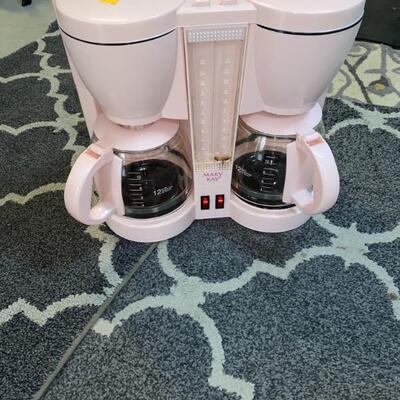 Mary K pink double coffee maker