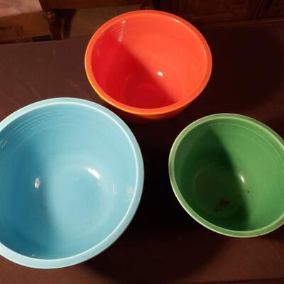 BUT IT NOW - Vintage 7pc Fiesta Tableware bowl set, in great vintage condition with some flea bites and slight damage, $600.  Please...