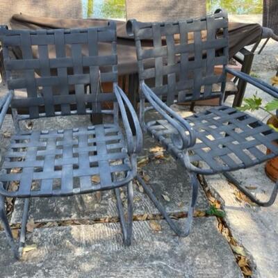 strap patio chairs -- we have 4