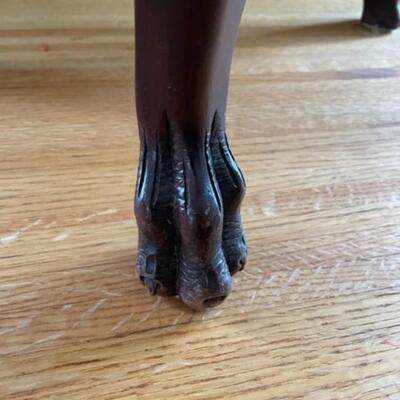 victorian corner chair foot