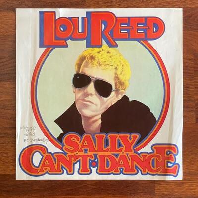 Poster for Lou Reed with Artist Signature 