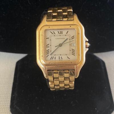 Cartier 18k Gold watch