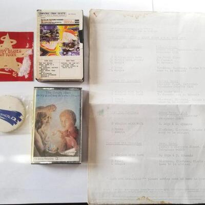 Moody blues early cassettes and tour itinerary 
