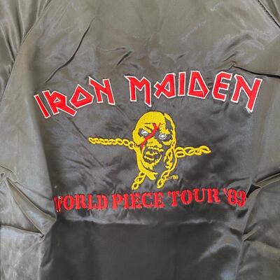 Vintage '83 Iron Maiden World Tour Jacket 
