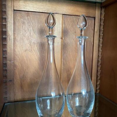 Baccarat Crystal Decanters 