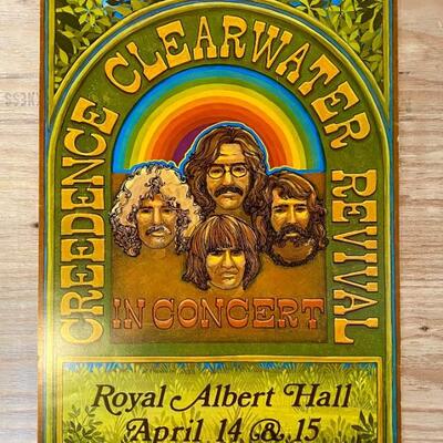Creedence Clearwater Revival Concert Poster 
