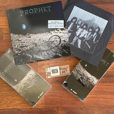 Cd, LP, and Slide Lot of the Band Prophet 