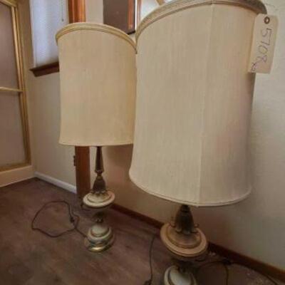 #5708 â€¢ Vintage Lamps with Lamp Shades 
