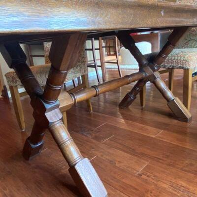 Solid Mahoganny table. Hand crafted. 