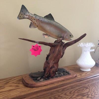 Hand Carved Trout