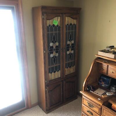 Cabinet With Stained Glass Doors