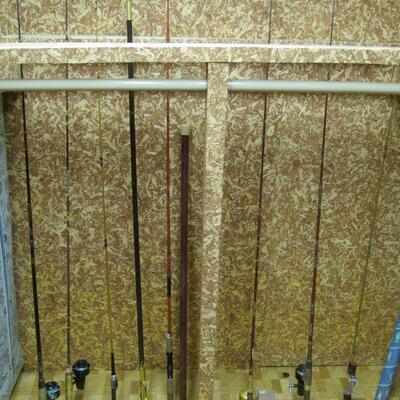 Vintage fishing poles