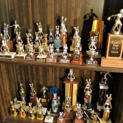 Vintage dance trophies
