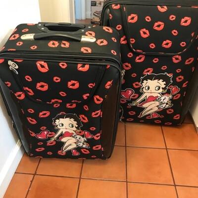 BETTY BOOP SUITCASES