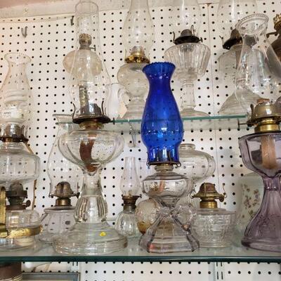 Oil Lamps, Various Sized
